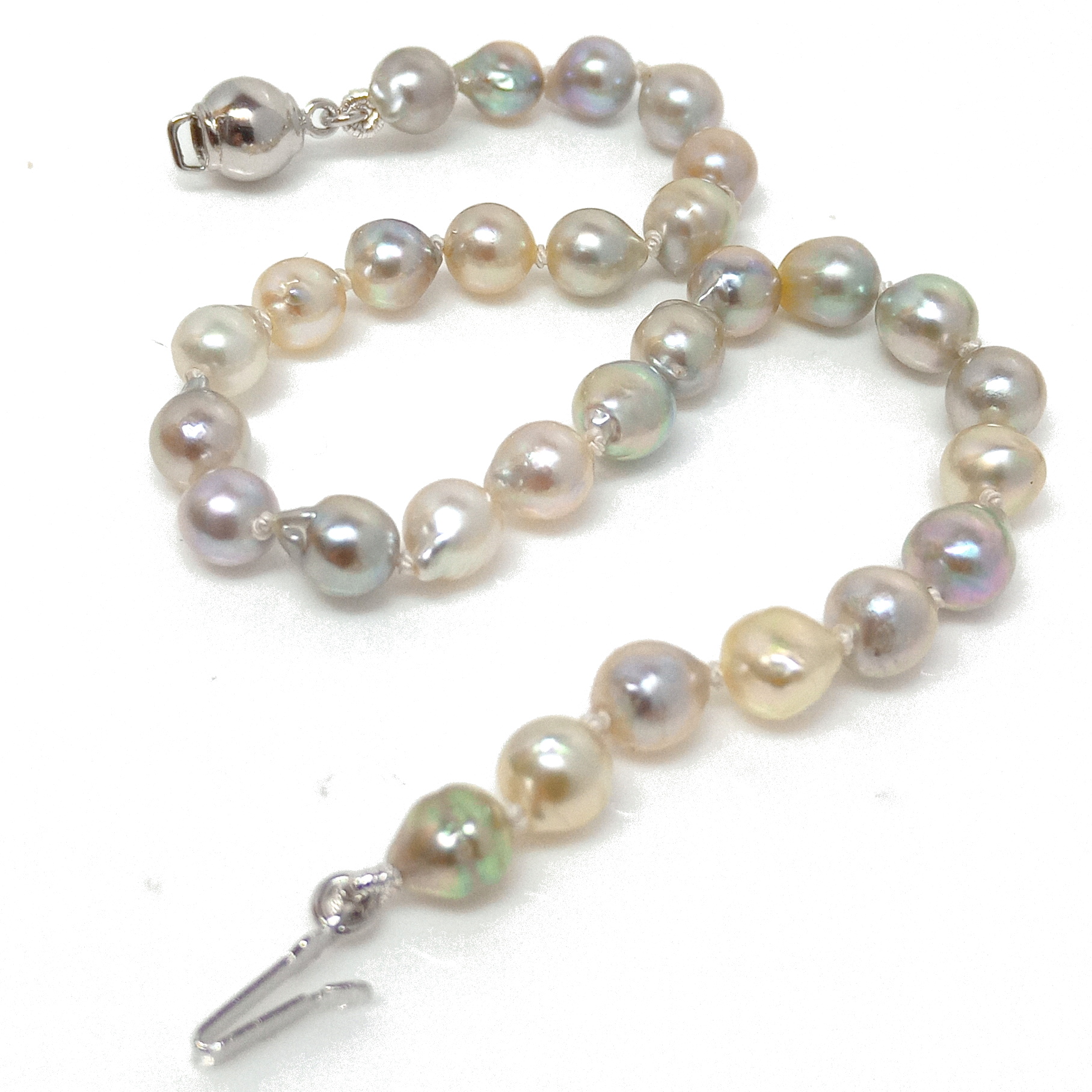 Multicoloured 5-5.5mm Akoya Pearl Bracelet